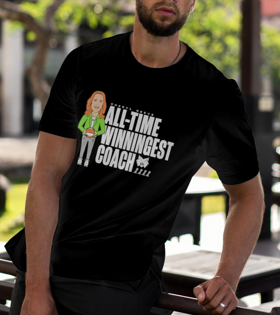 Cheryl Reeve All Time Winningest Coach Iconic Basketball Champion Recognition T-Shirt