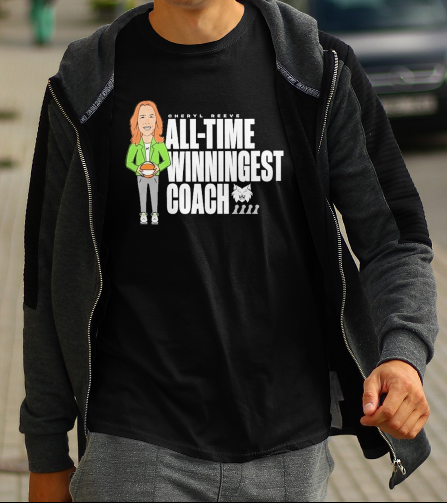 Cheryl Reeve All Time Winningest Coach Iconic Basketball Champion Recognition T-Shirt