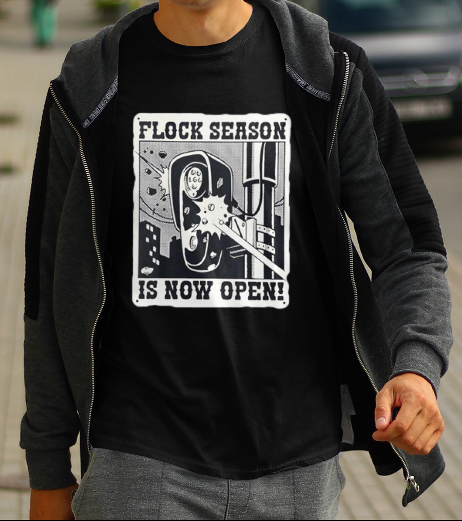Flock Season Is Now Open Explosive Comic T-Shirt