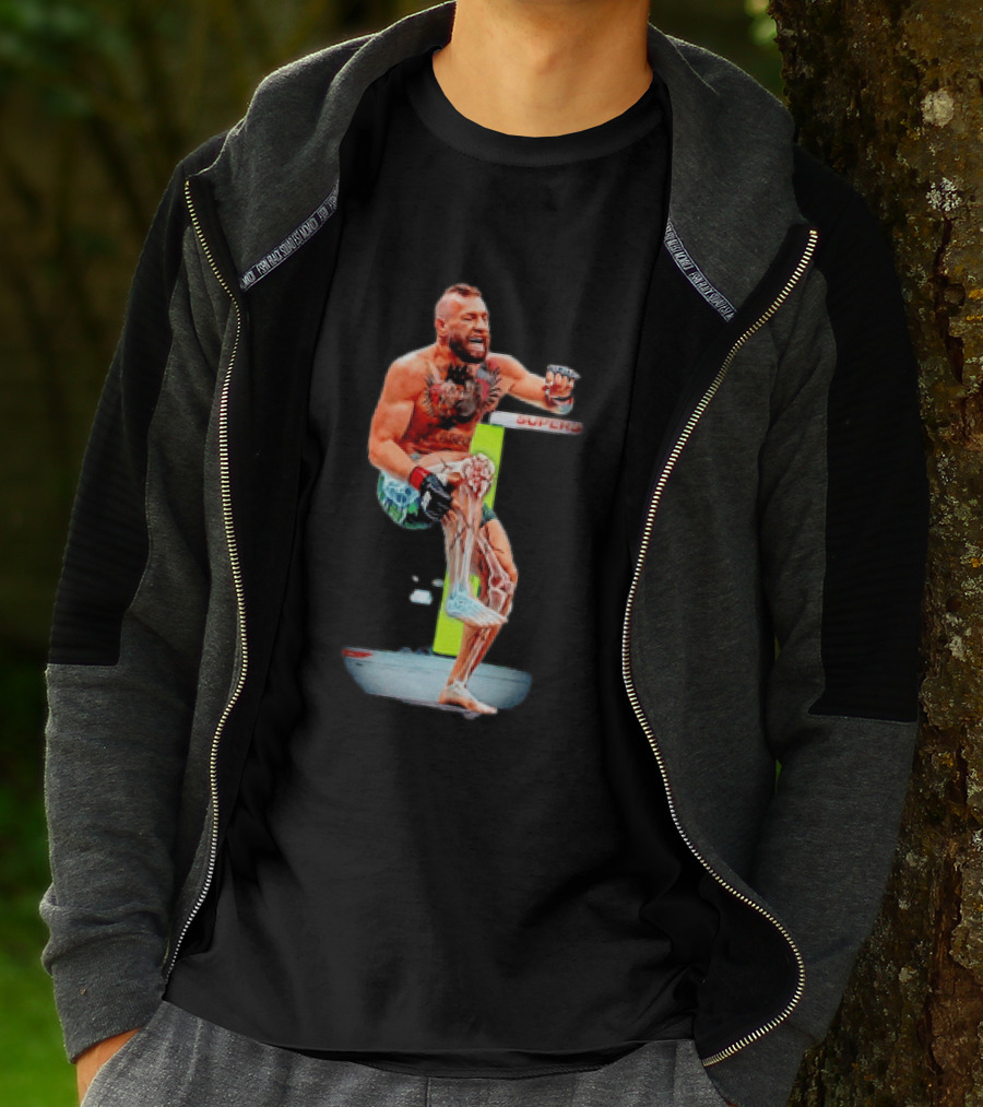 Conor McGregor One Minute Man Broken Leg UFC Fighter MMA Injury T-Shirt