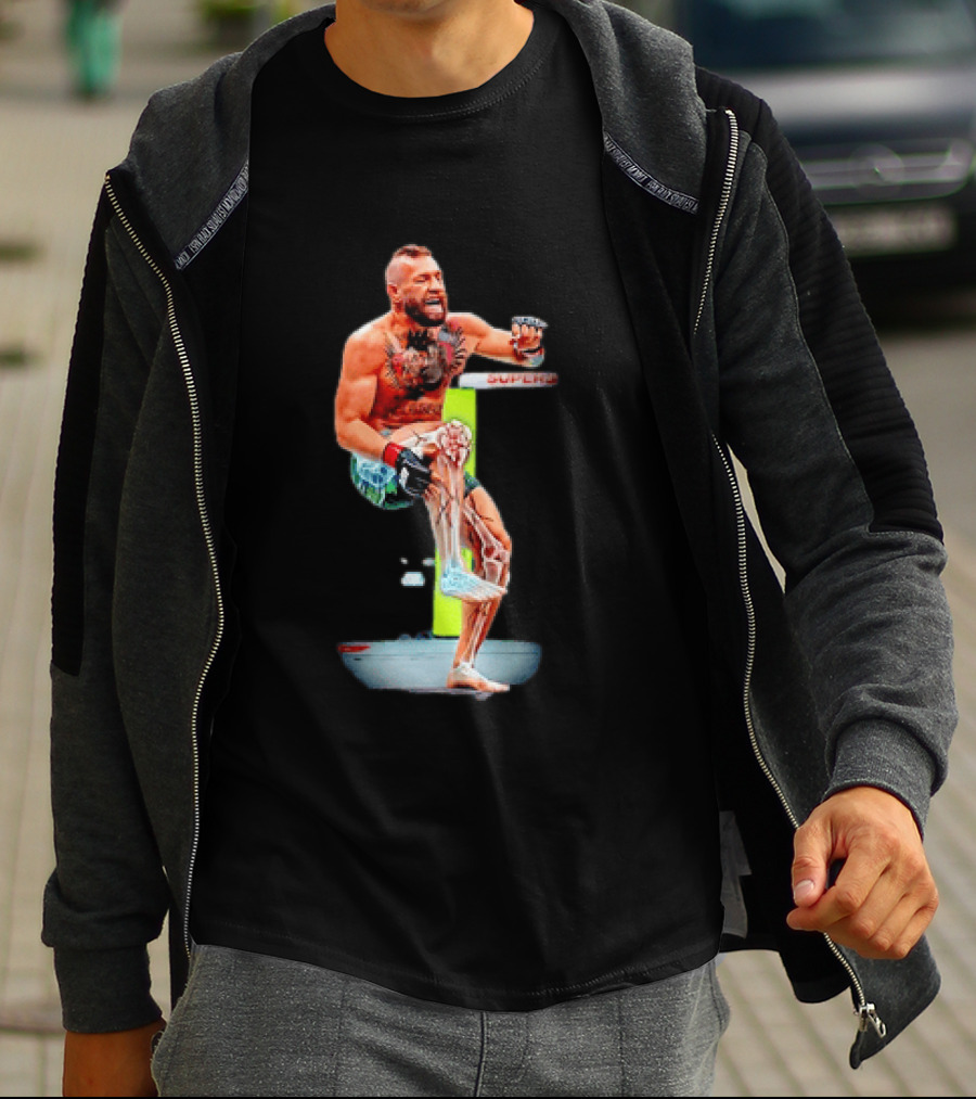 Conor McGregor One Minute Man Broken Leg UFC Fighter MMA Injury T-Shirt