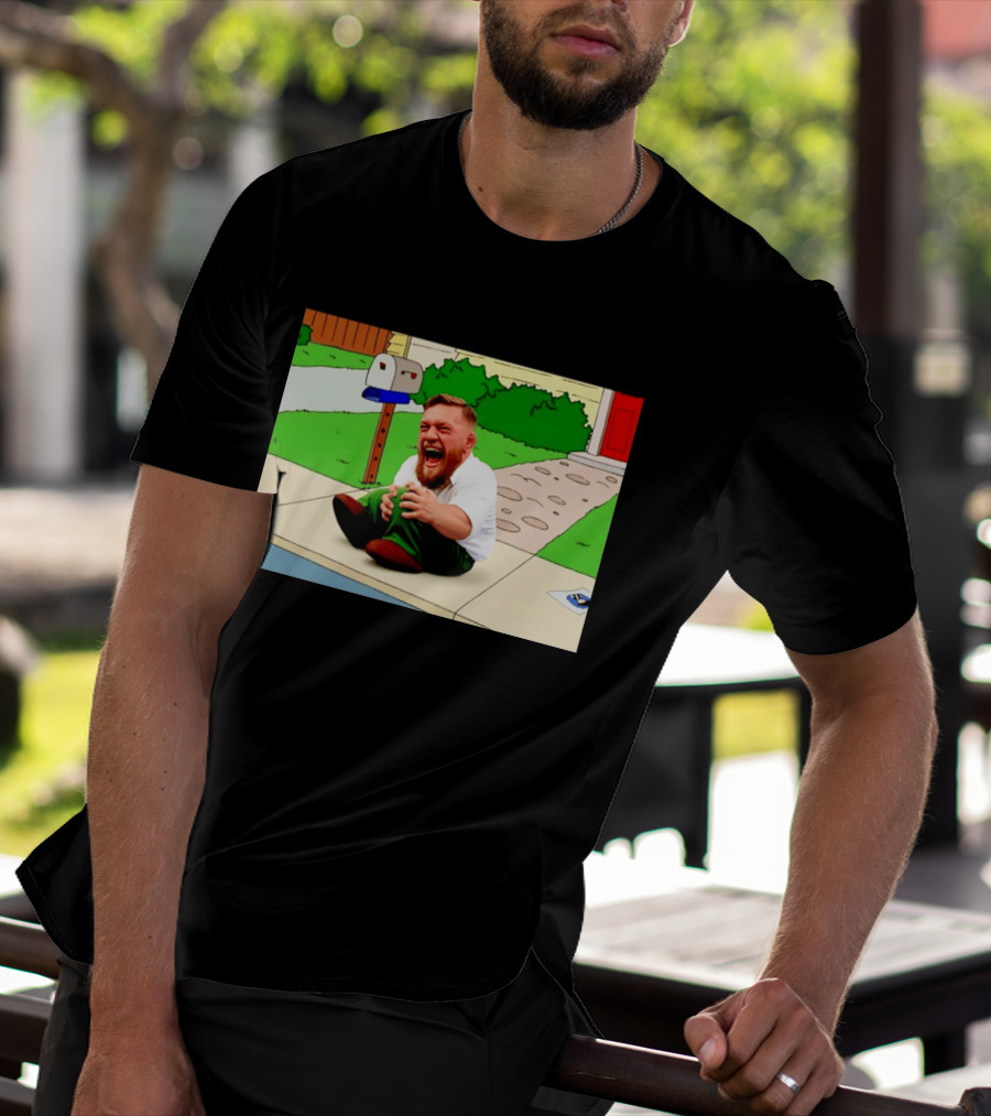 Family Guy Conor McGregor Laughing Curb Scene T-Shirt