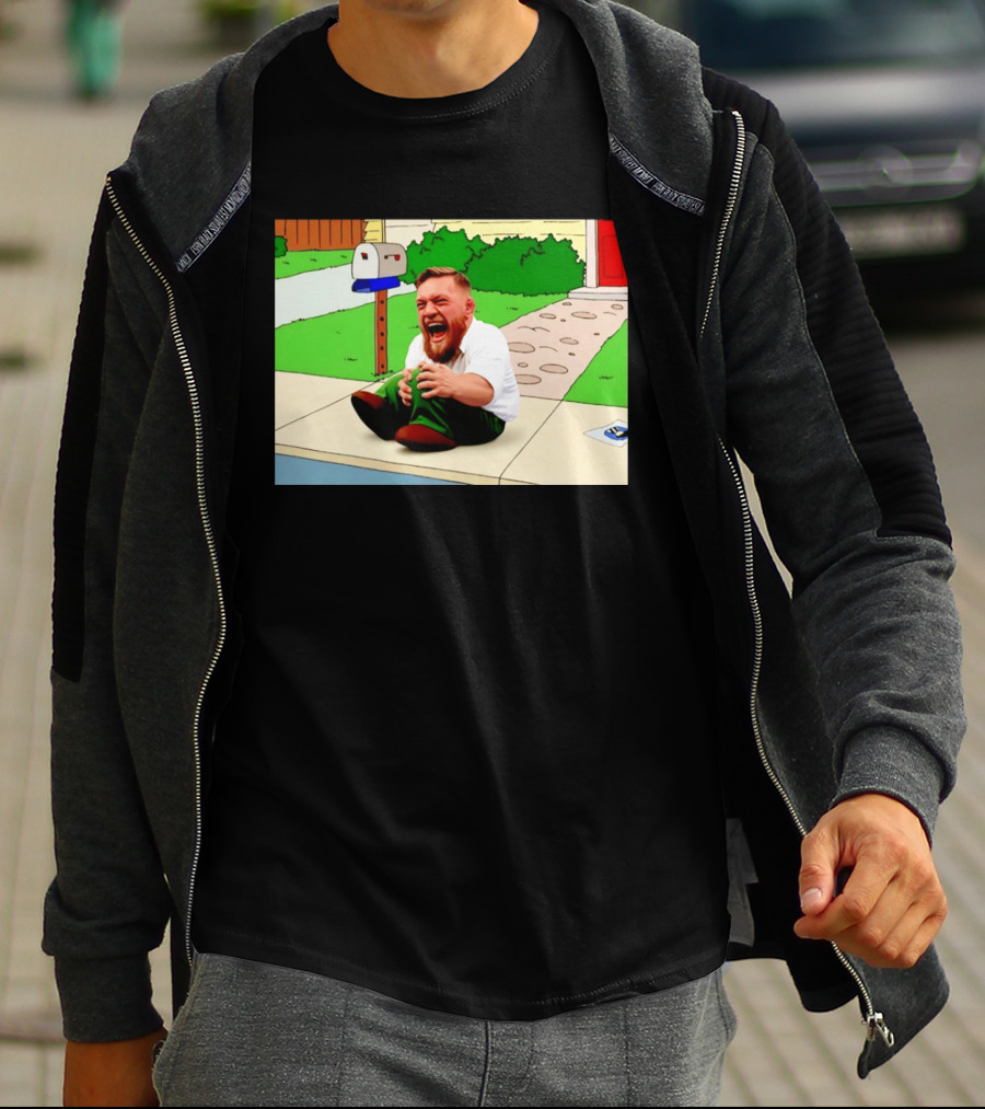 Family Guy Conor McGregor Laughing Curb Scene T-Shirt