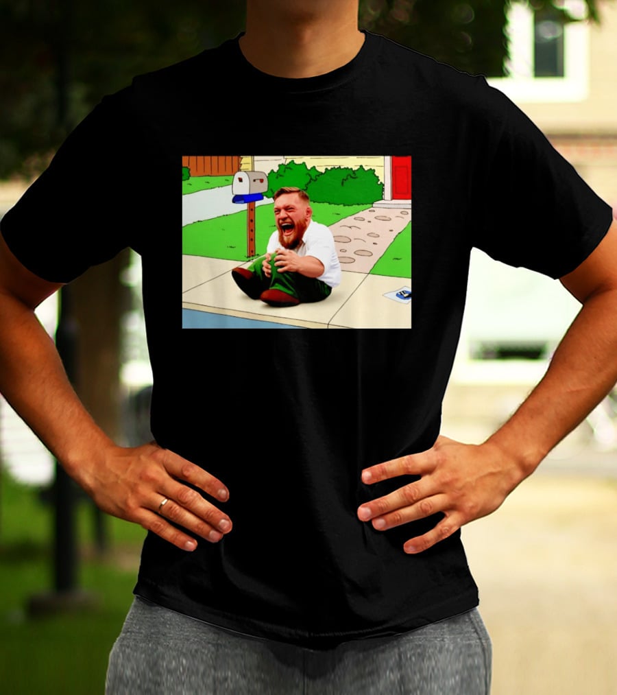 Family Guy Conor McGregor Laughing Curb Scene T-Shirt
