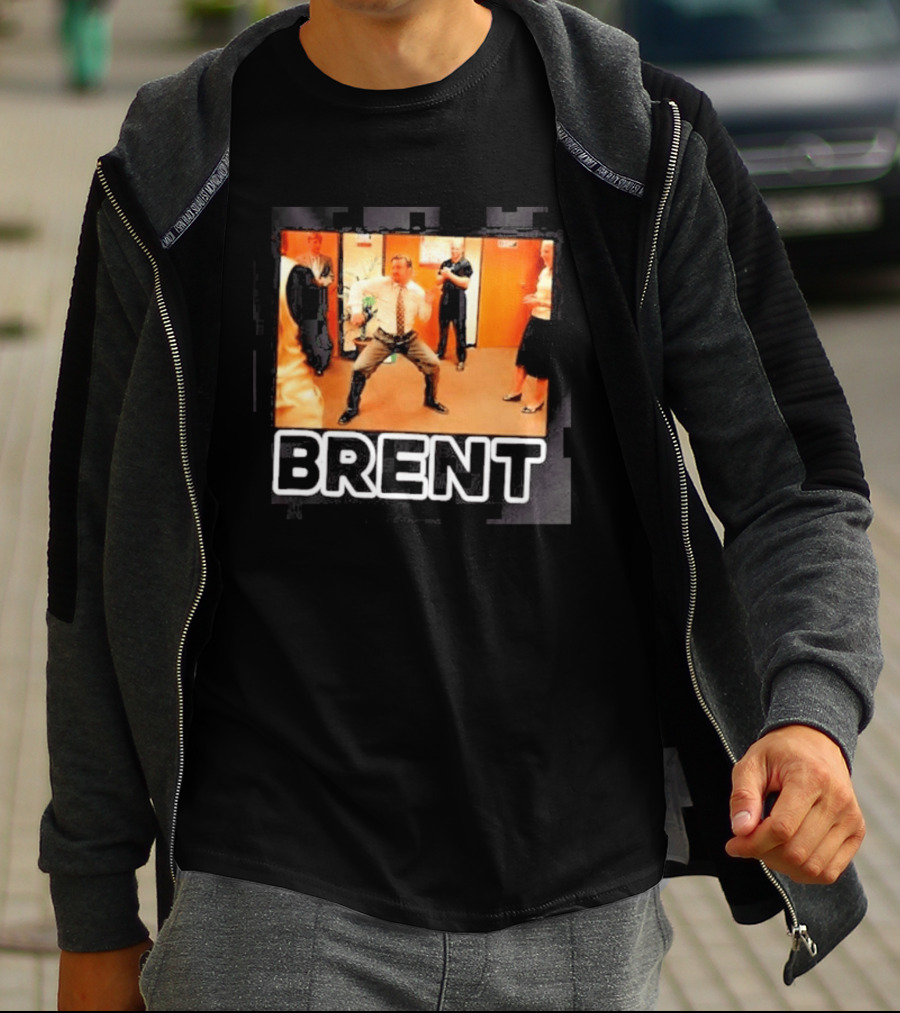 David Brent Iconic Dance Scene From The Office UK Series T-Shirt