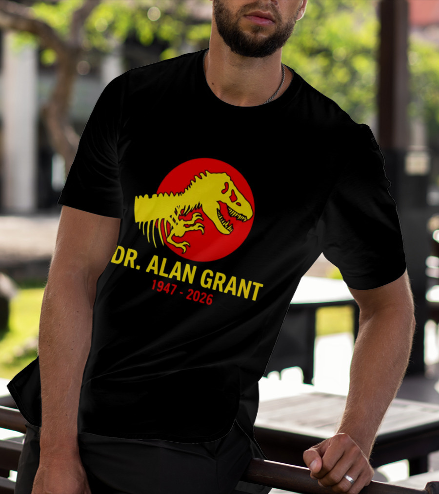 Dr. Alan Grant 1947 2026 Memorial Rex T-Shirt