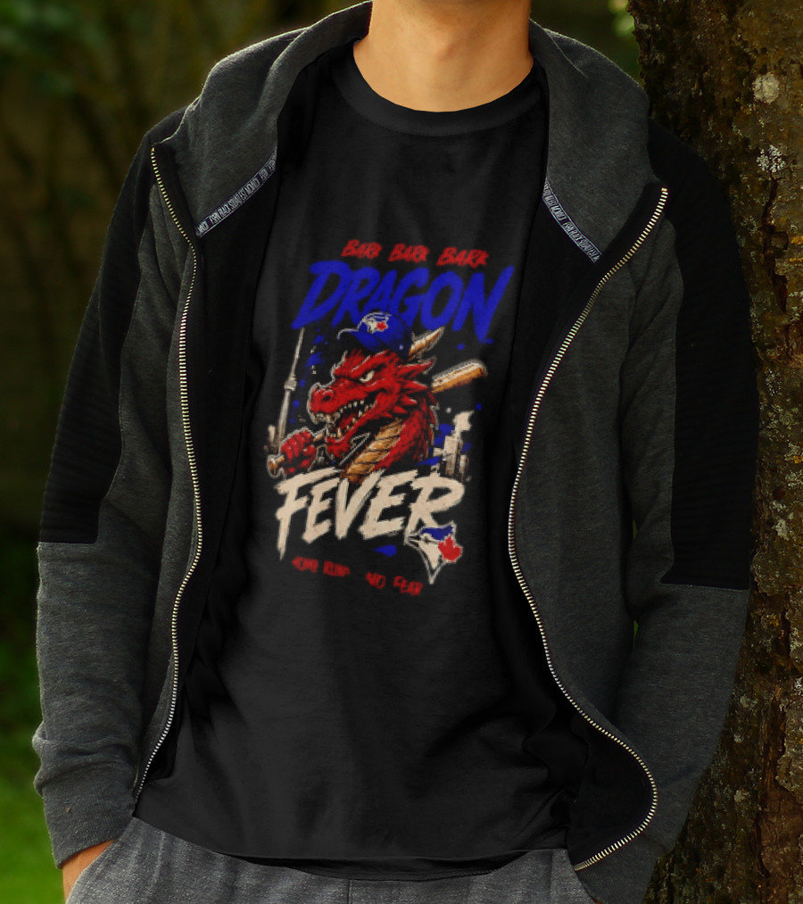 Brr Brr Brr Dragon Fever Toronto Blue Jays Baseball Red Dragon T-Shirt