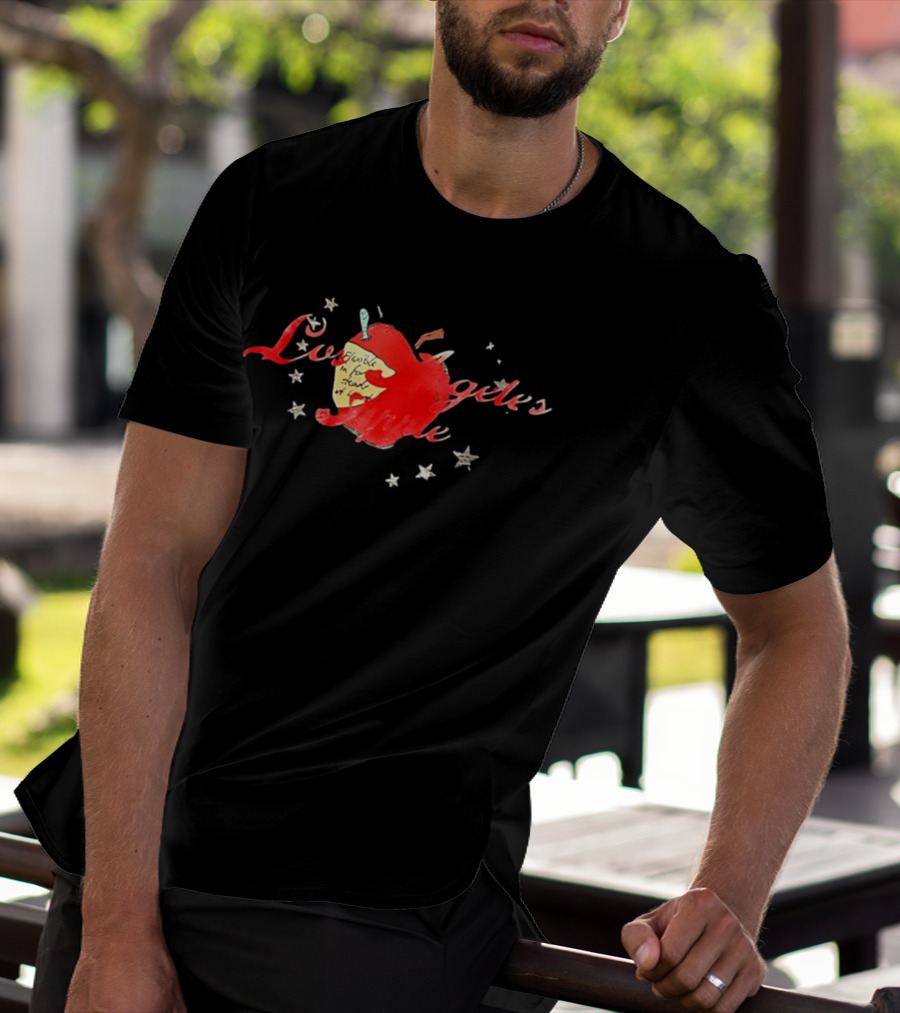 Los Angeles Flexible In For Steady Apple T-Shirt