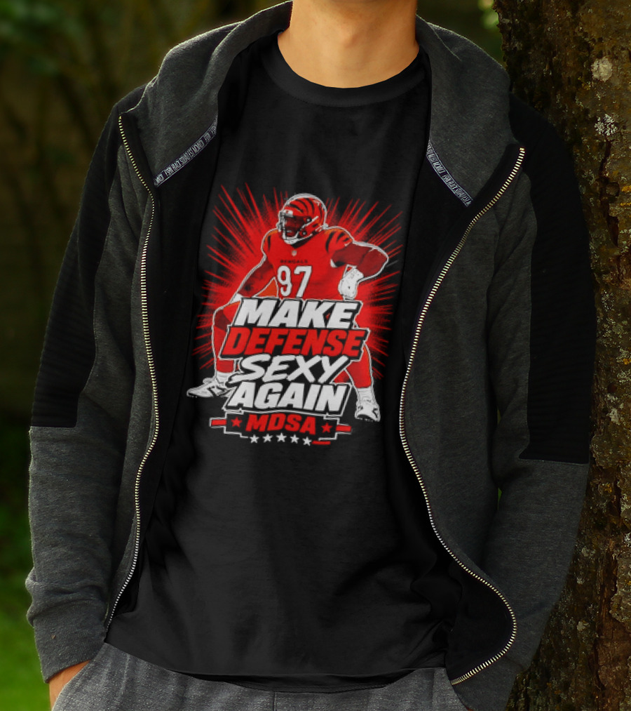 Kamron Neal Cincinnati Bearcats Make Defense Sexy Again MDSA Football 97 T-Shirt