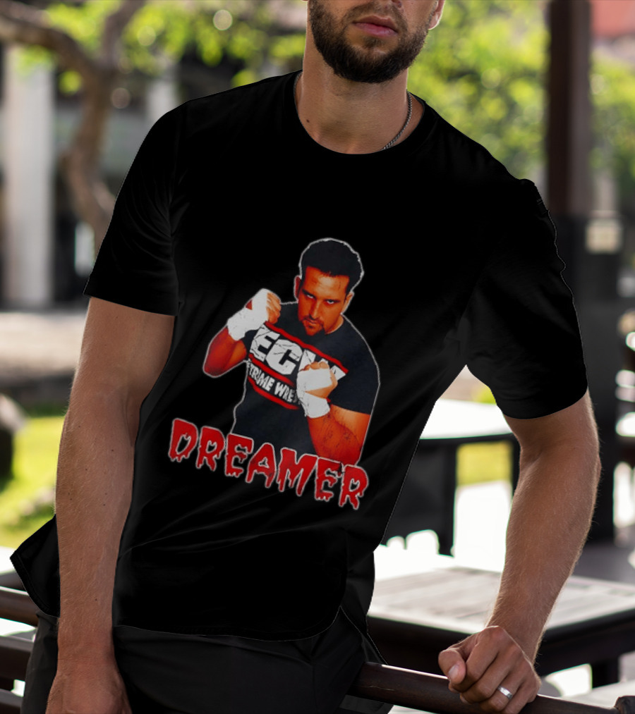ECW Extreme Wrestling Tommy Dreamer Fighting T-Shirt