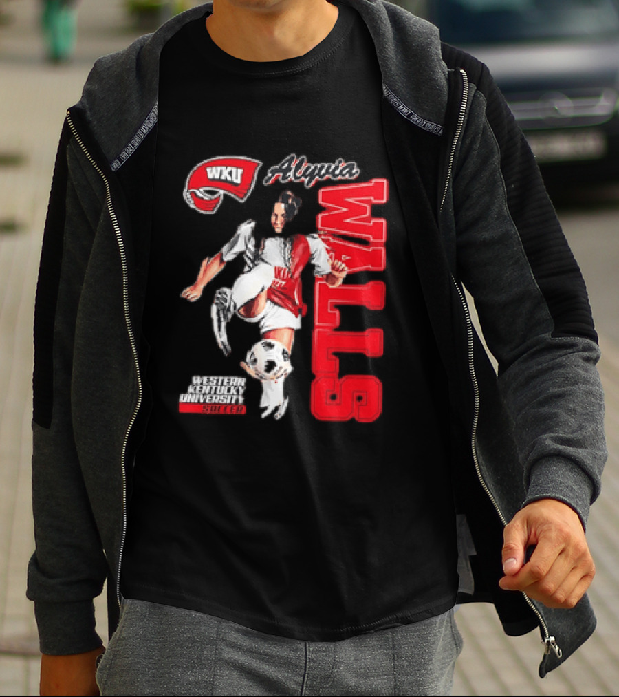 Western Kentucky University Soccer Alyvia Walls WKU T-Shirt