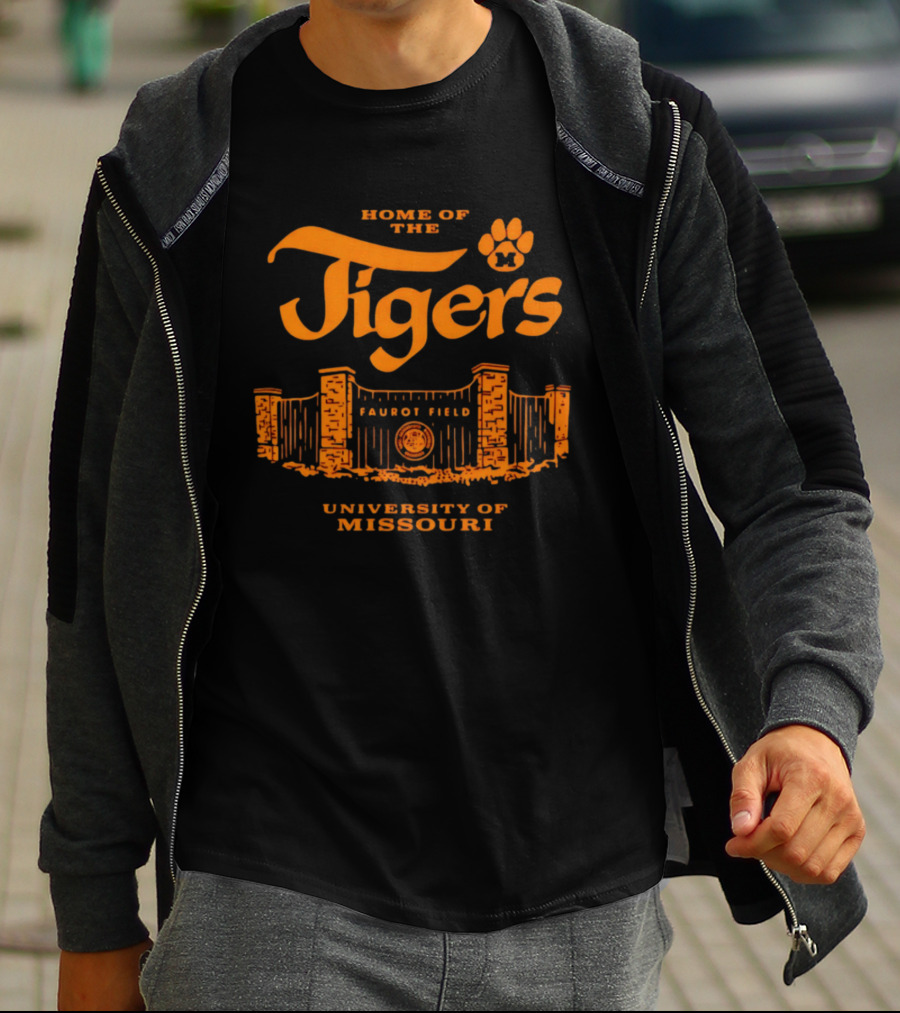 Home Of The Tigers Faurot Field University Of Missouri T-Shirt
