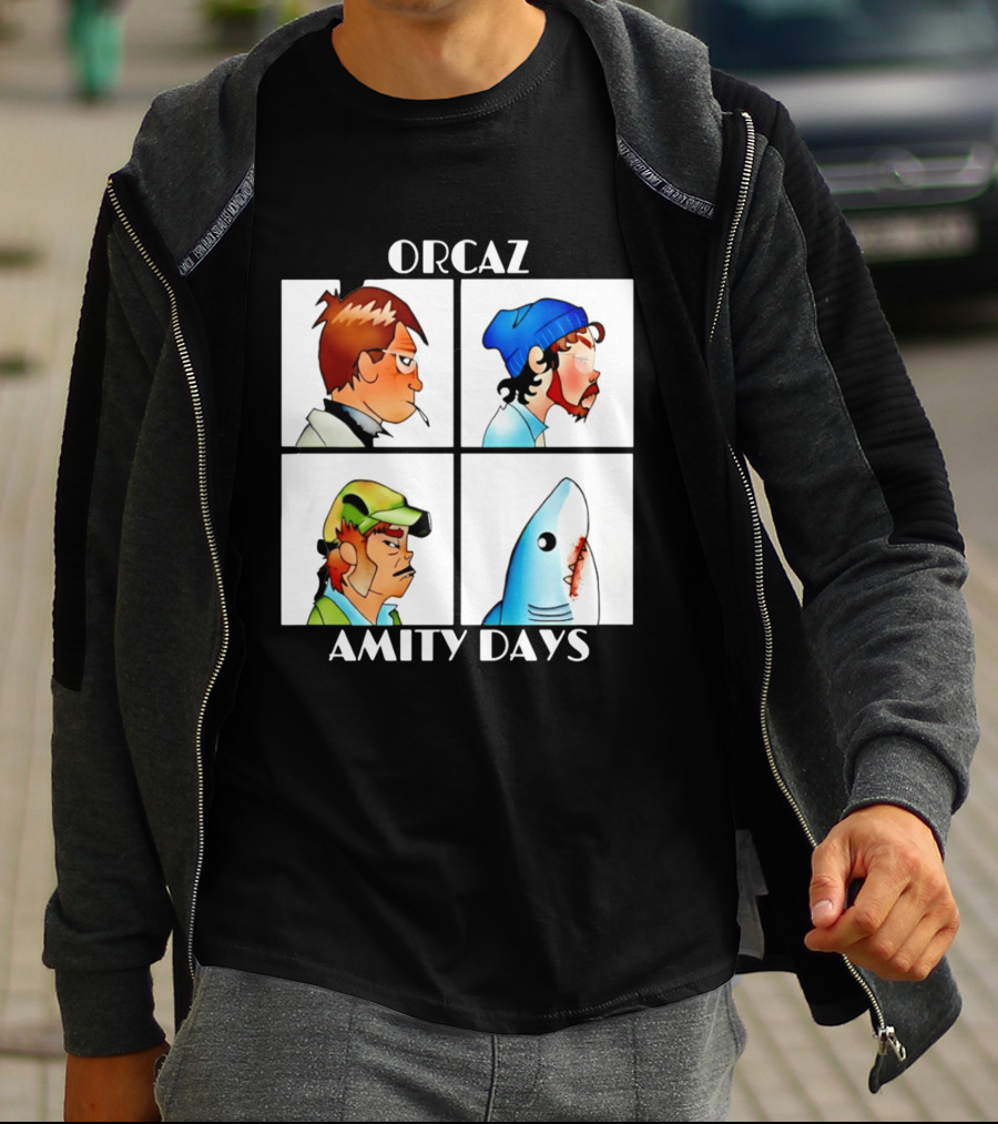 Orcaz Amity Days Demon Days Jaws T-Shirt