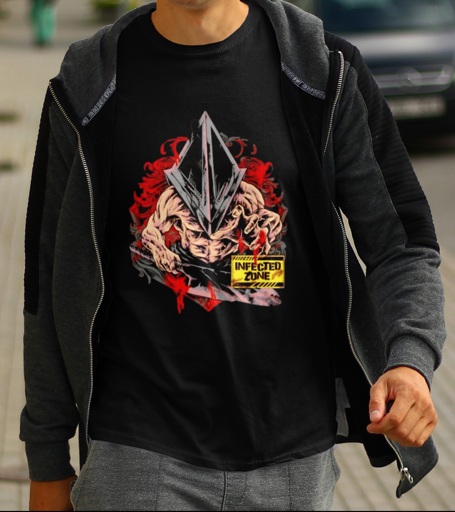 Pyramid Head Silent Hill Infected Zone Horror T-Shirt