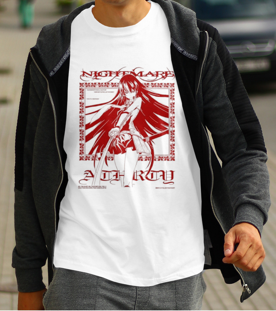 Akame Akame Ga Kill Nightmare Anime Character Grand Entry Red T-Shirt