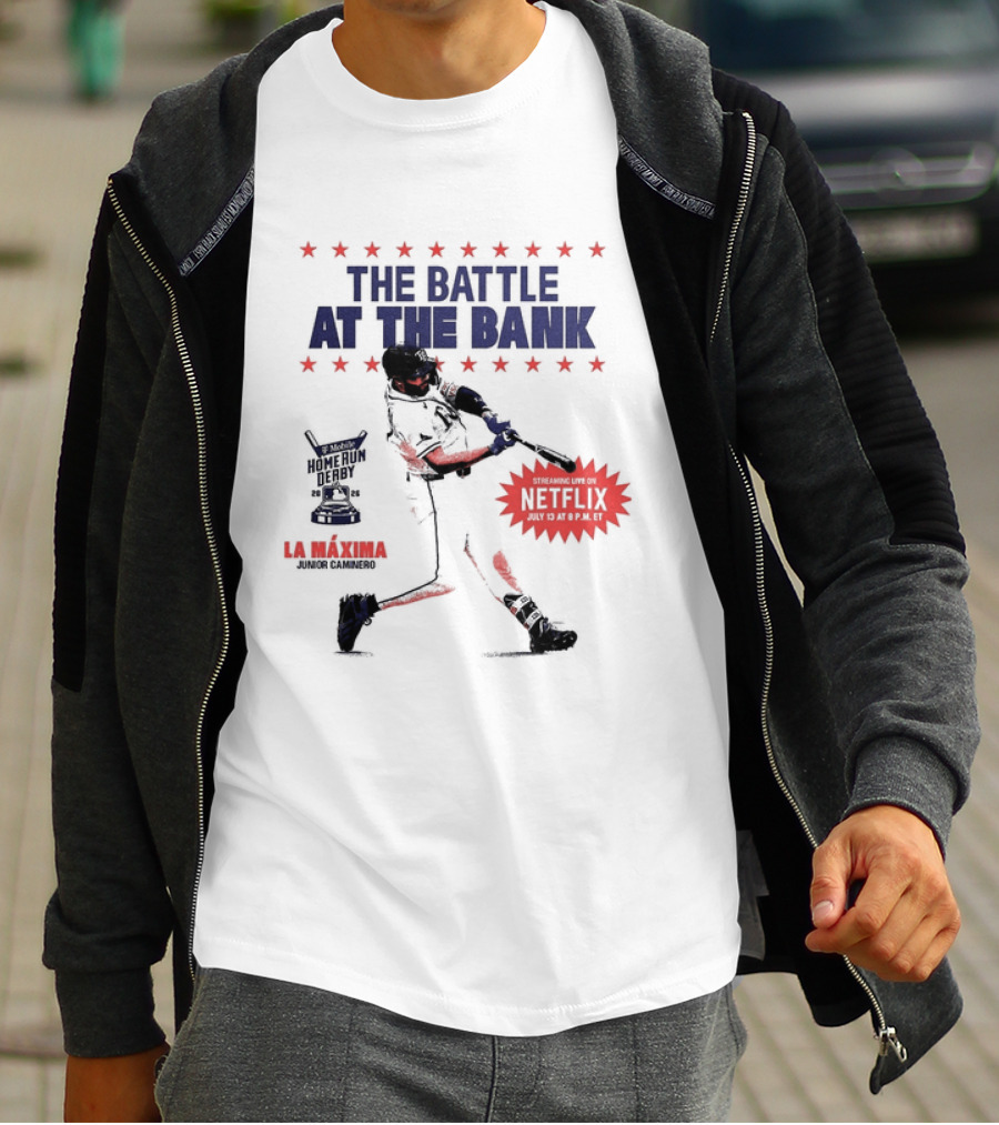 Junior Caminero LA Maxima The Battle At The Bank Netflix Home Run Derby 2026 T-Shirt