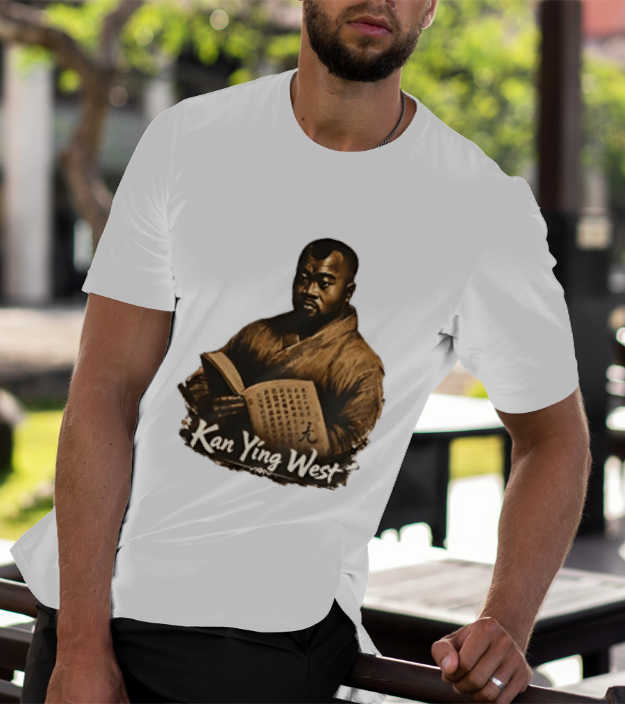 Kan Ying West Book Meme Kanye Mashup T-Shirt
