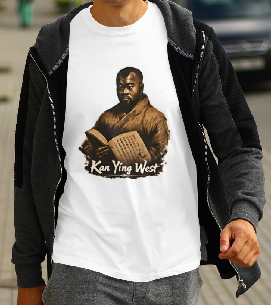 Kan Ying West Book Meme Kanye Mashup T-Shirt