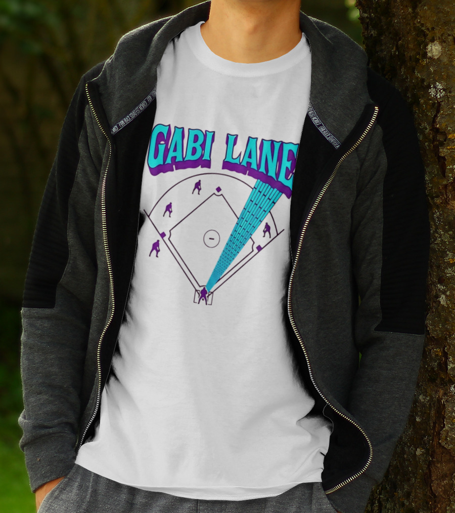 Gabi Lane Home Run Baseball Diamond T-Shirt