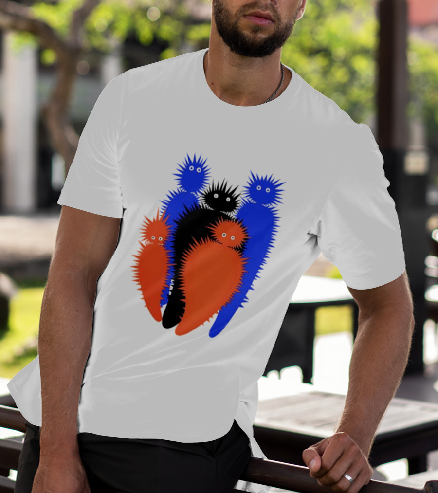Hollerbaum And Schmidt Julius Klinger 1909 Spiky Colorful Creatures T-Shirt