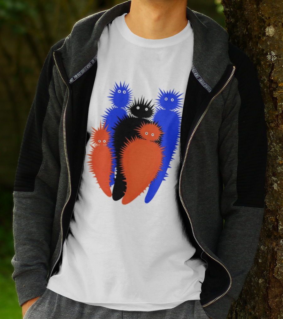 Hollerbaum And Schmidt Julius Klinger 1909 Spiky Colorful Creatures T-Shirt