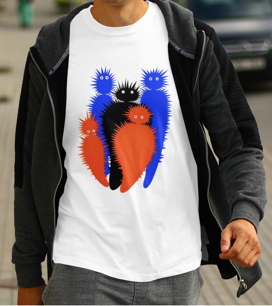 Hollerbaum And Schmidt Julius Klinger 1909 Spiky Colorful Creatures T-Shirt