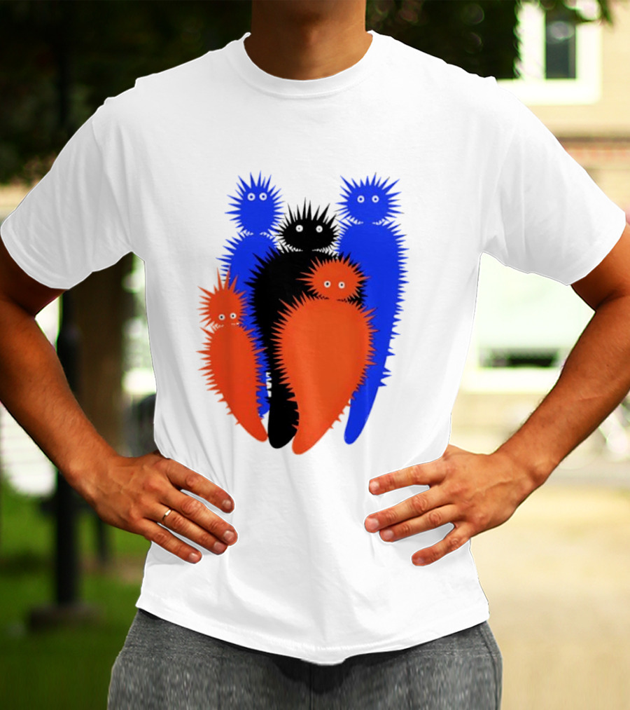 Hollerbaum And Schmidt Julius Klinger 1909 Spiky Colorful Creatures T-Shirt