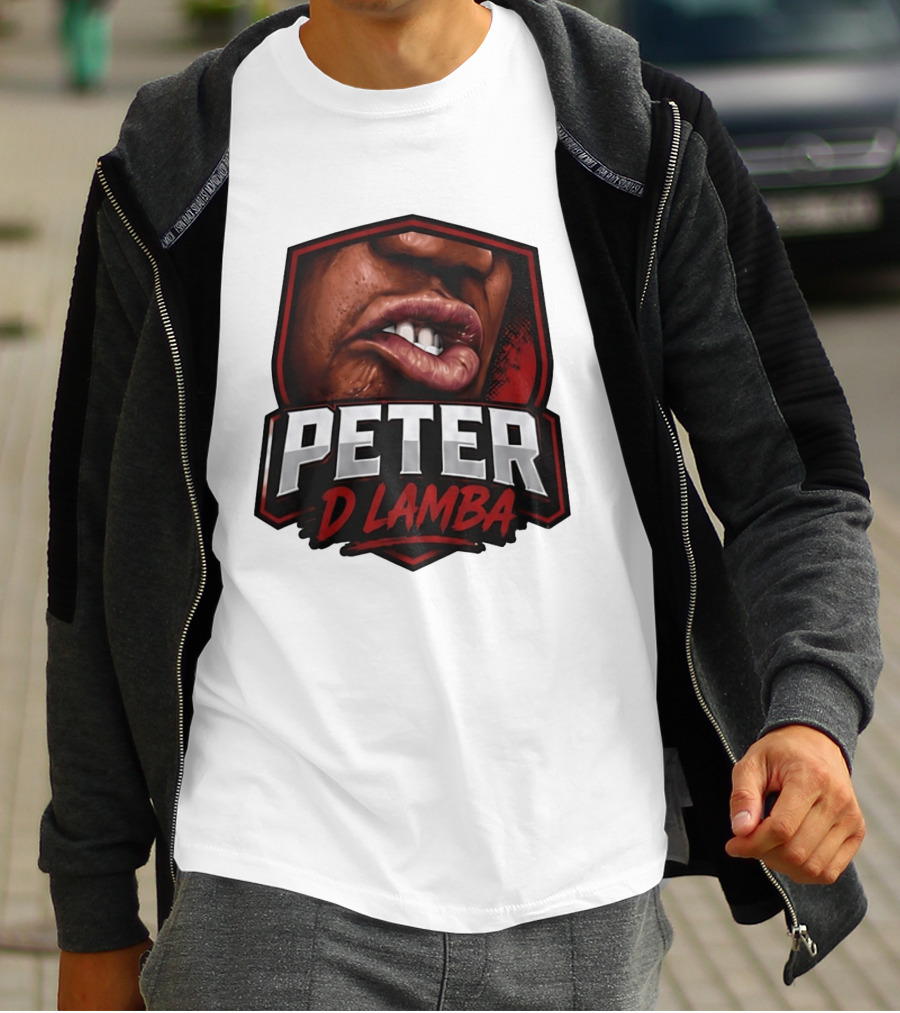 Peter D Lamba Nigerian Politics Satire Streetwear Bold Expression T-Shirt