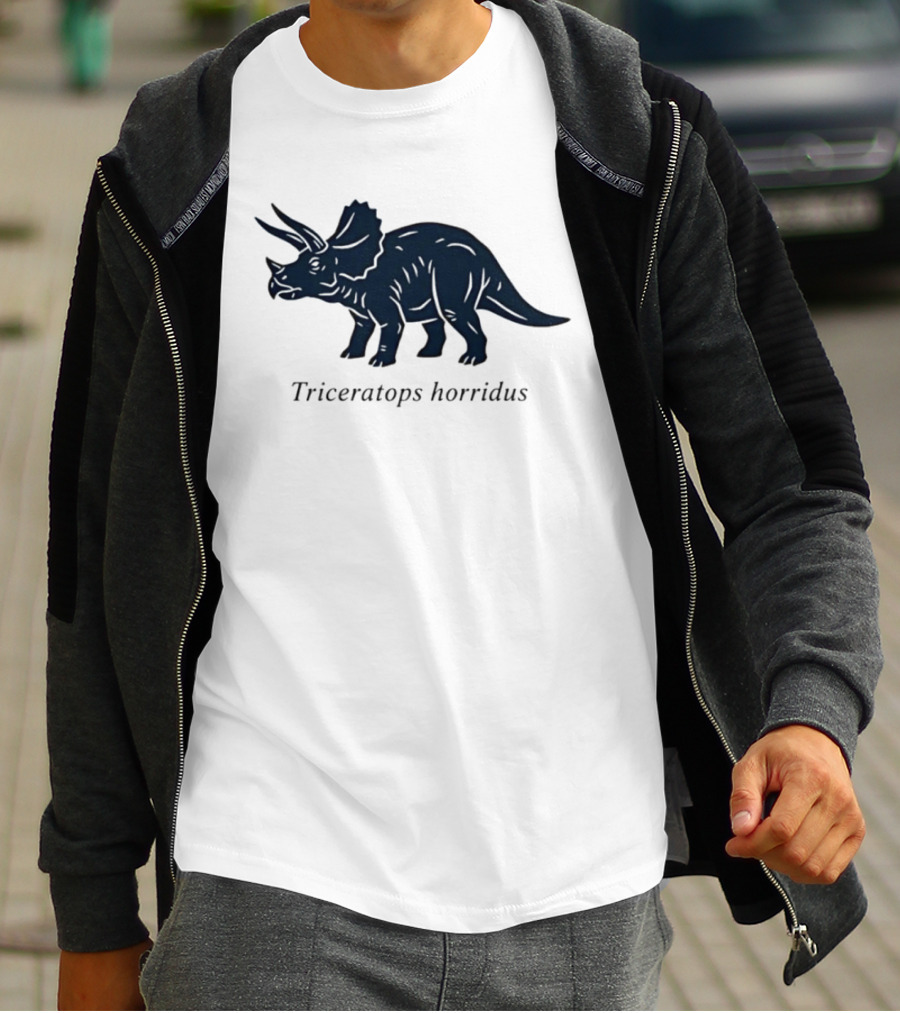 Triceratops Horridus Dinosaur Prehistoric Animal Paleontology Biology Science T-Shirt