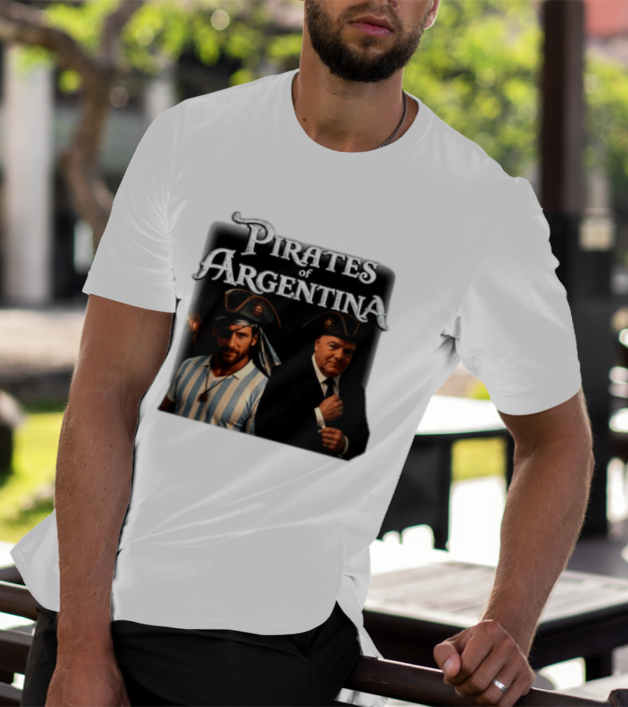 Pirates Of Argentina Messi Mashup Soccer Legend And Captain T-Shirt