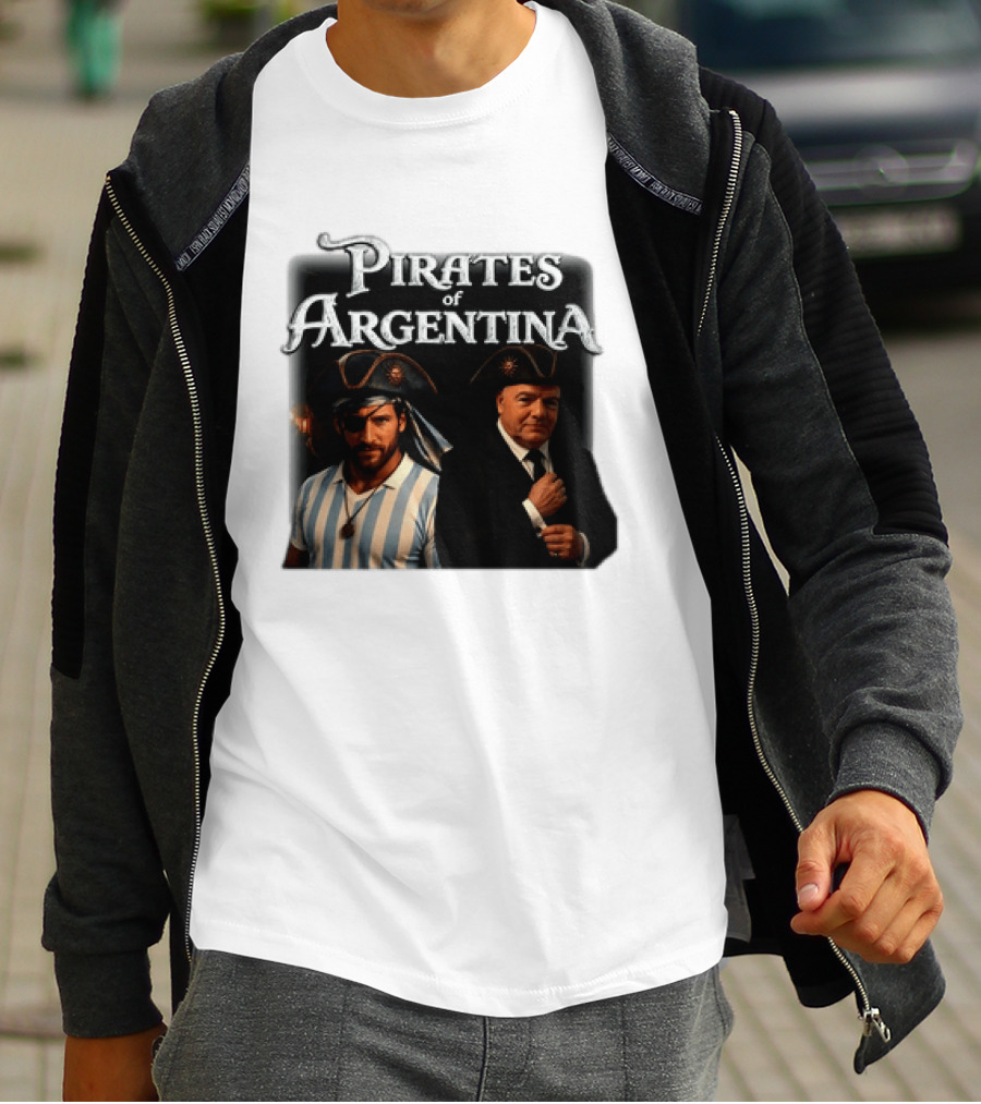 Pirates Of Argentina Messi Mashup Soccer Legend And Captain T-Shirt