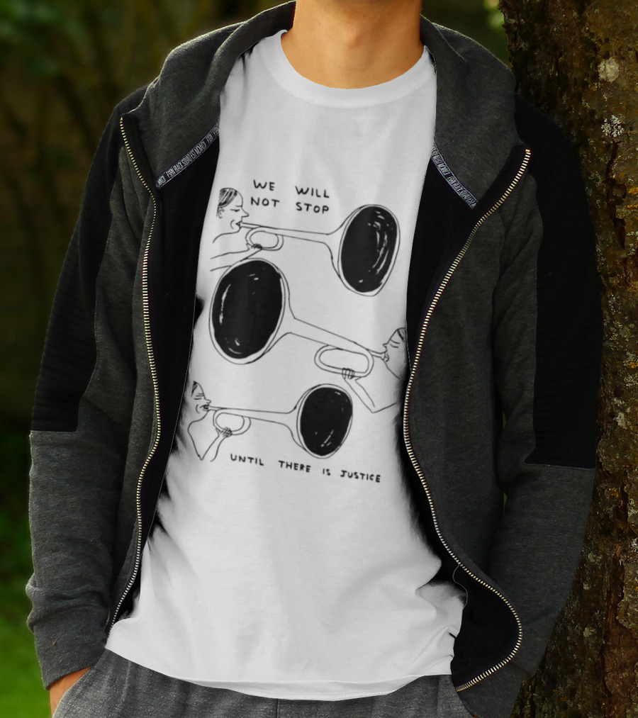 We Will Not Stop Until There Is Justice Trombone Players T-Shirt
