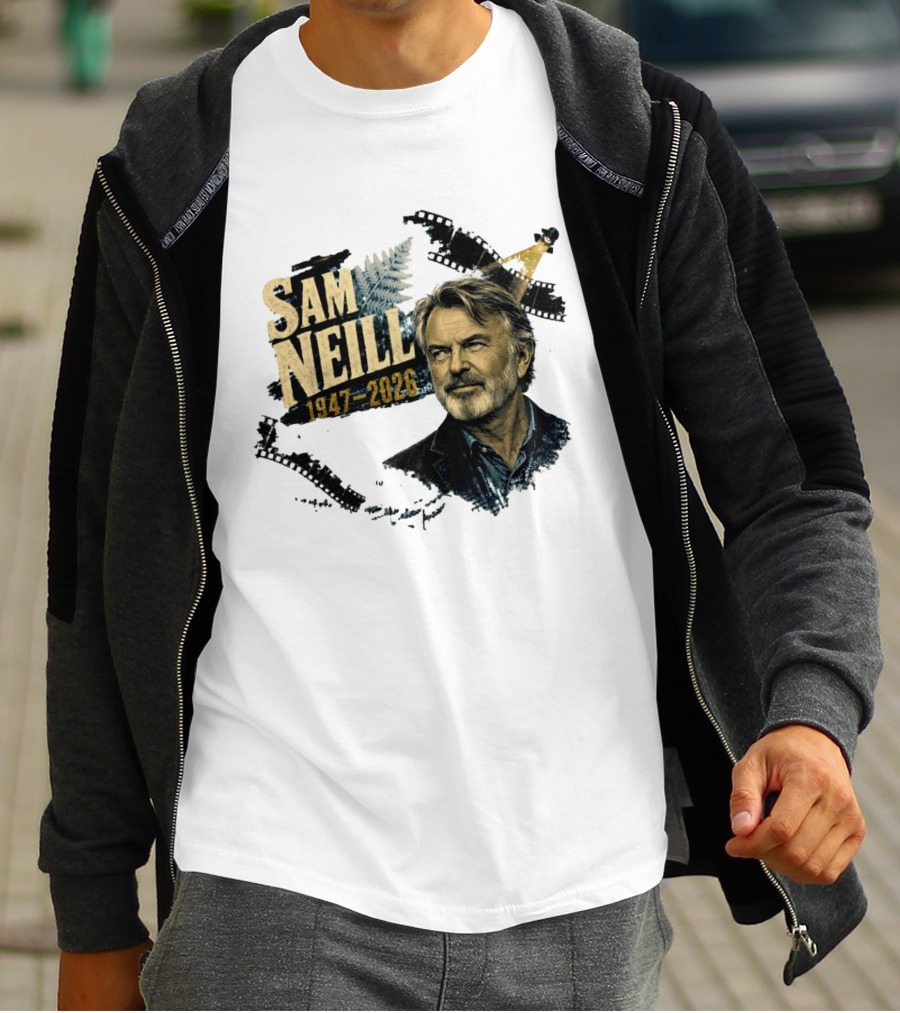 Sam Neill 1947 2026 The Story Continues In Memory Forever T-Shirt