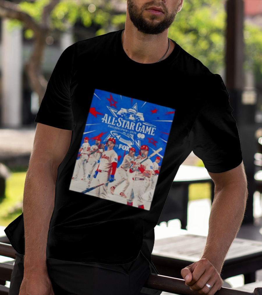 2026 All Star Game Philadelphia Phillies Major League Baseball FOX T-Shirt