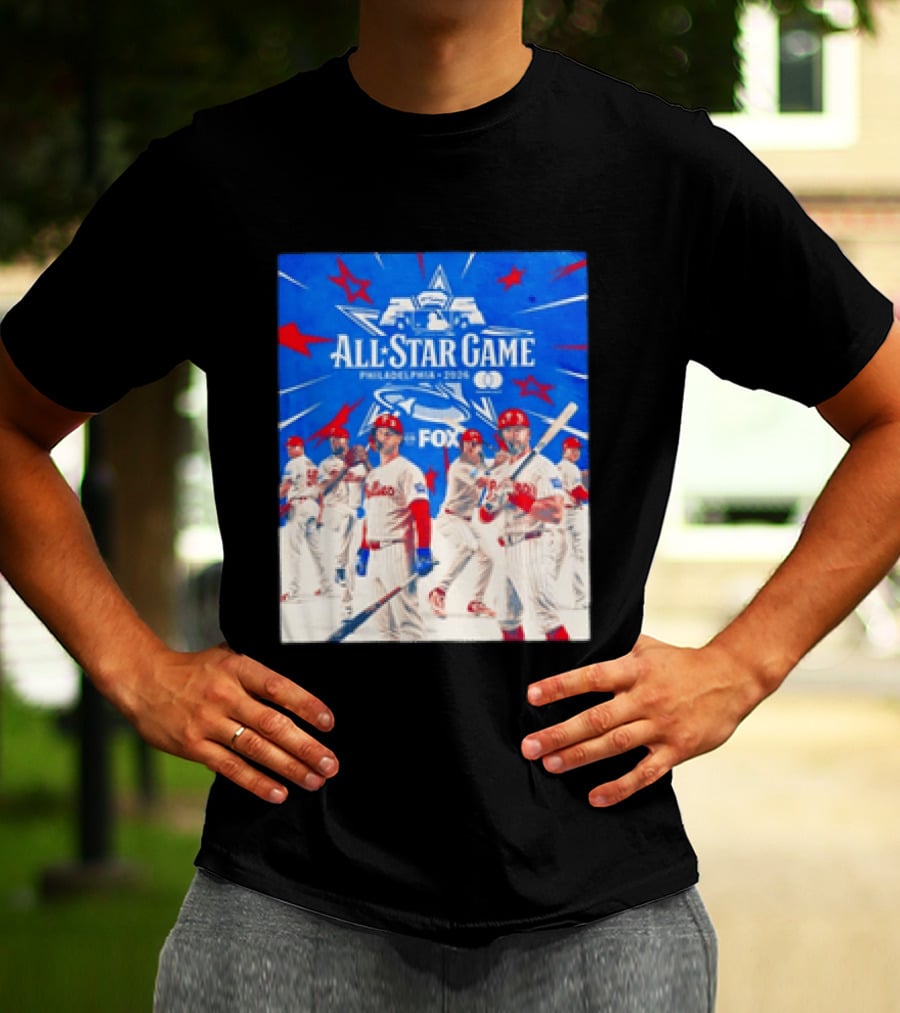 2026 All Star Game Philadelphia Phillies Major League Baseball FOX T-Shirt