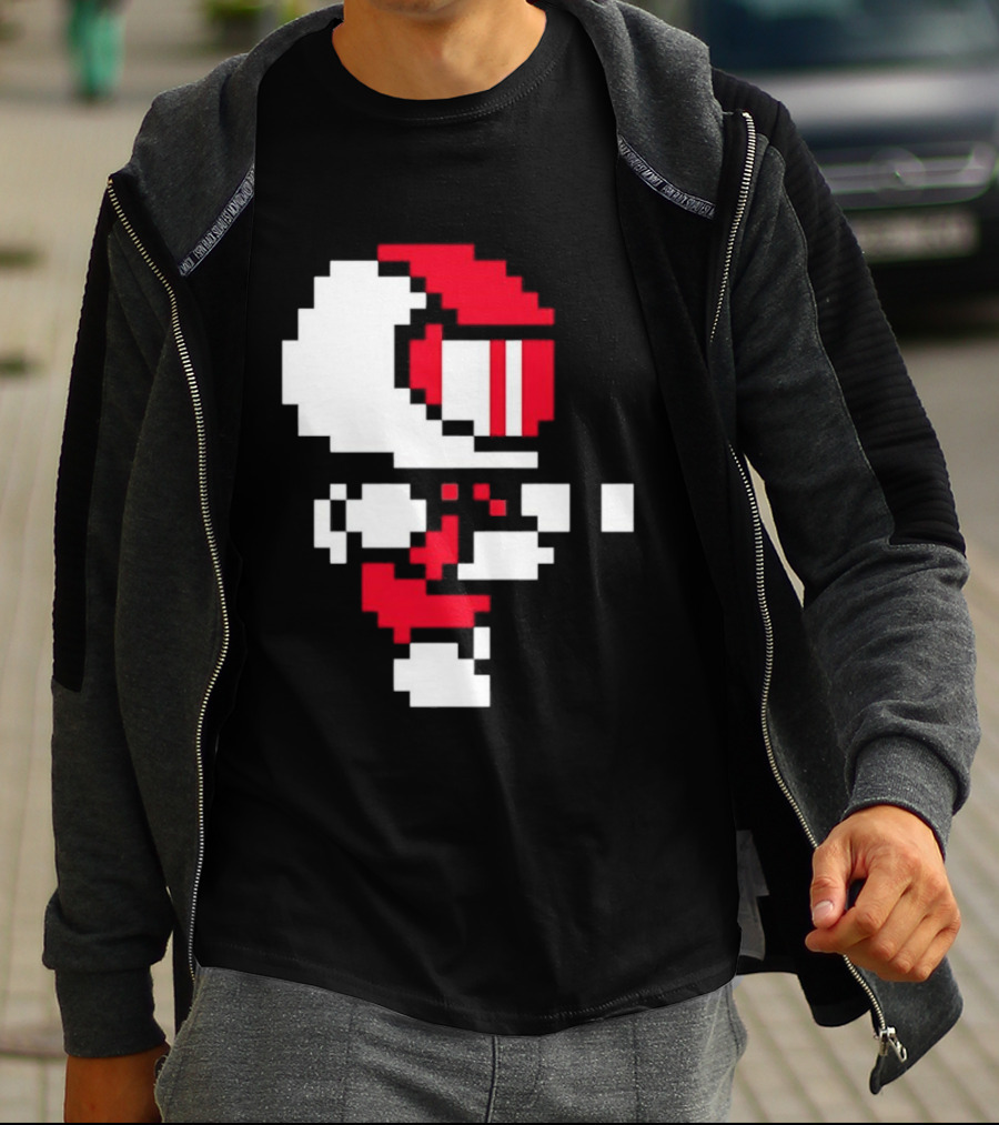 Arcade Pixel Racing Driver Fast Track Helmet Retro Game T-Shirt