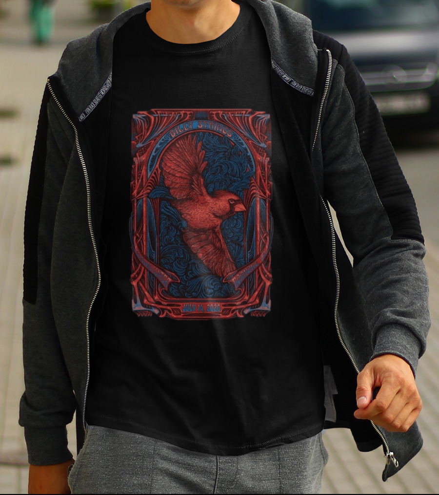 July 14 2026 Billy Strings Roanoke VA Cardinal T-Shirt