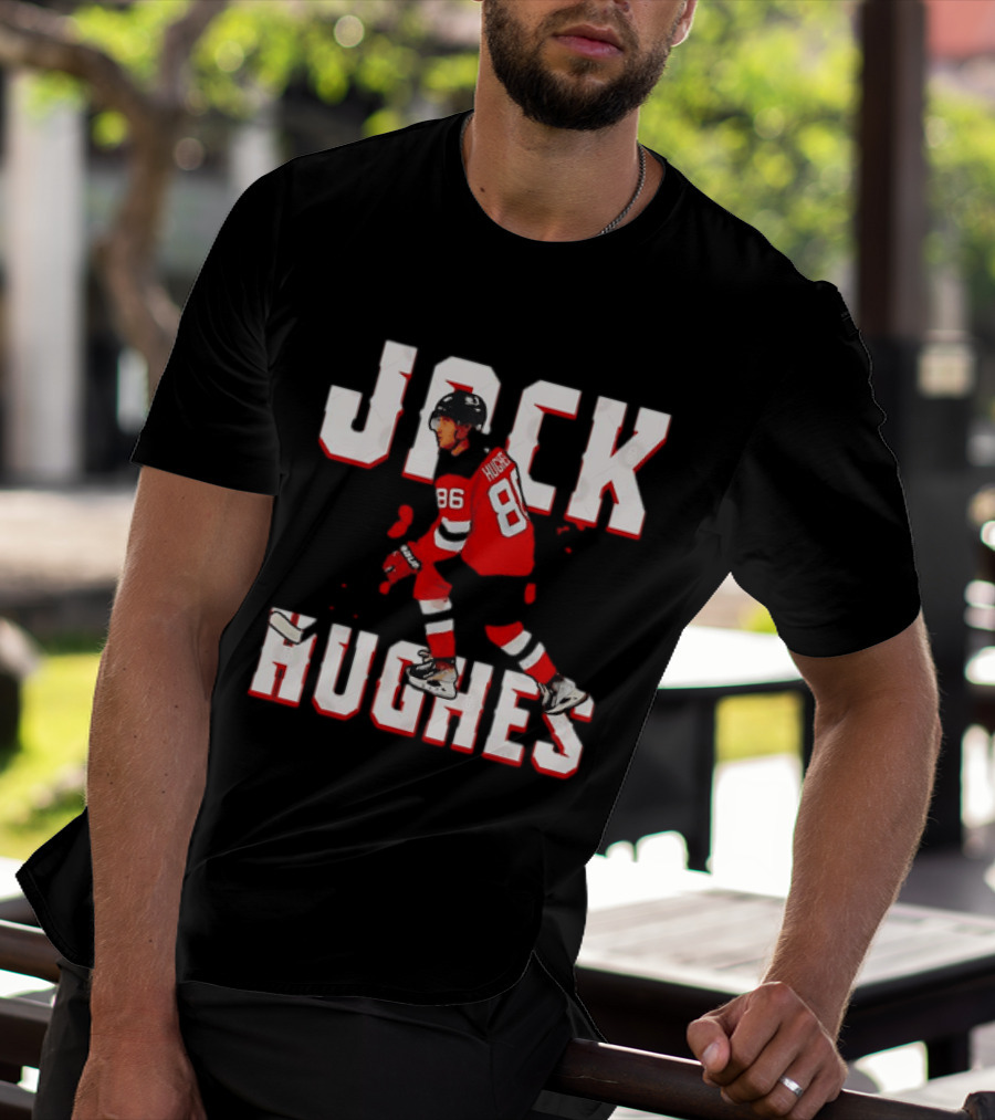 Jack Hughes 86 New Jersey Devils Hockey Jersey T-Shirt