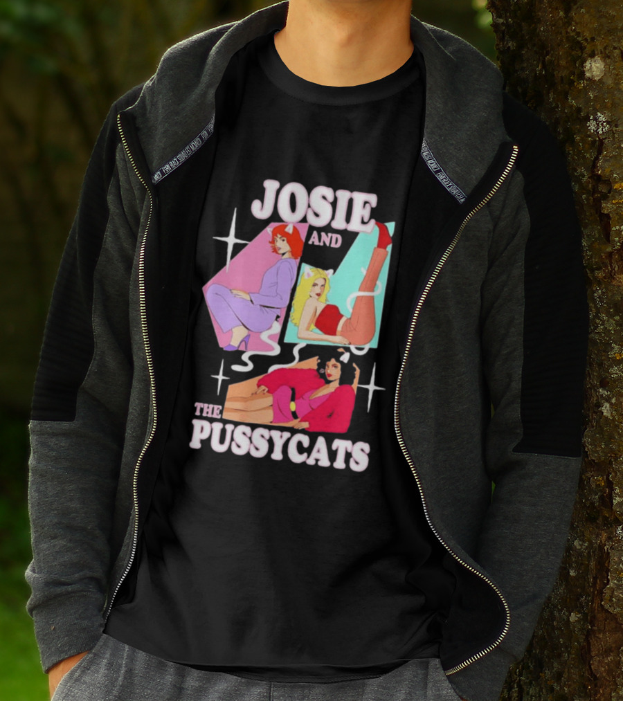 Josie And The Pussycats Valerie Brown Melody Valentine Vintage Cartoon Fashion T-Shirt