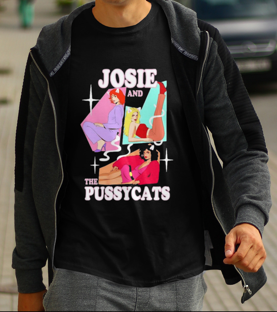 Josie And The Pussycats Valerie Brown Melody Valentine Vintage Cartoon Fashion T-Shirt