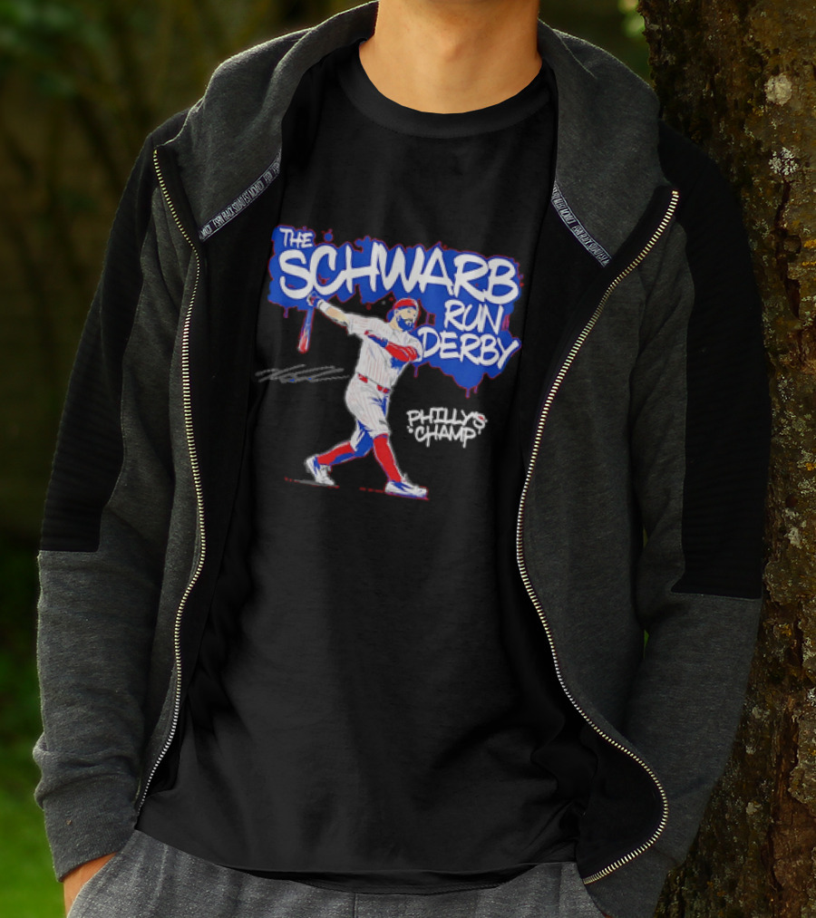 The Schwarb Run Derby Kyle Schwarber Philadelphia Phillies T-Shirt