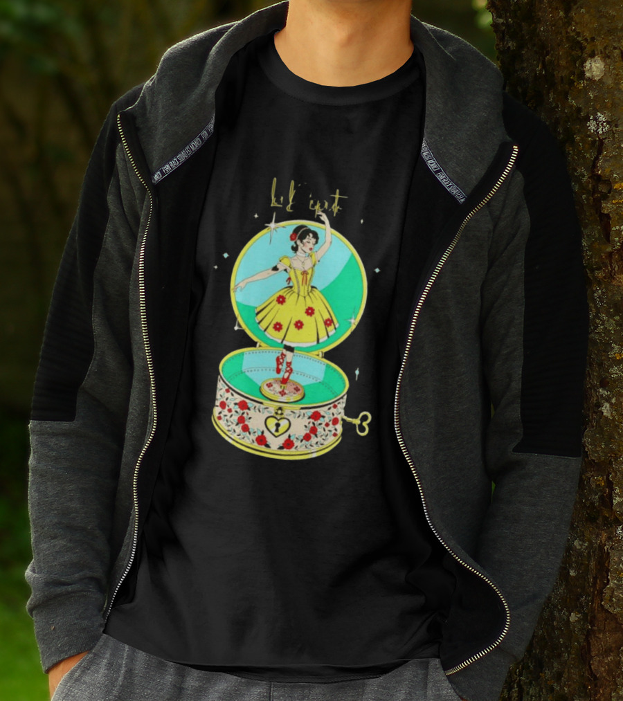 La Dispute Such Small Hands Ballerina Music Box Vintage Style Yellow Dress Flowers T-Shirt