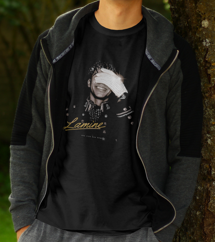Lamine Camara Sparkling Diamond Glove The Rise Has Begun T-Shirt