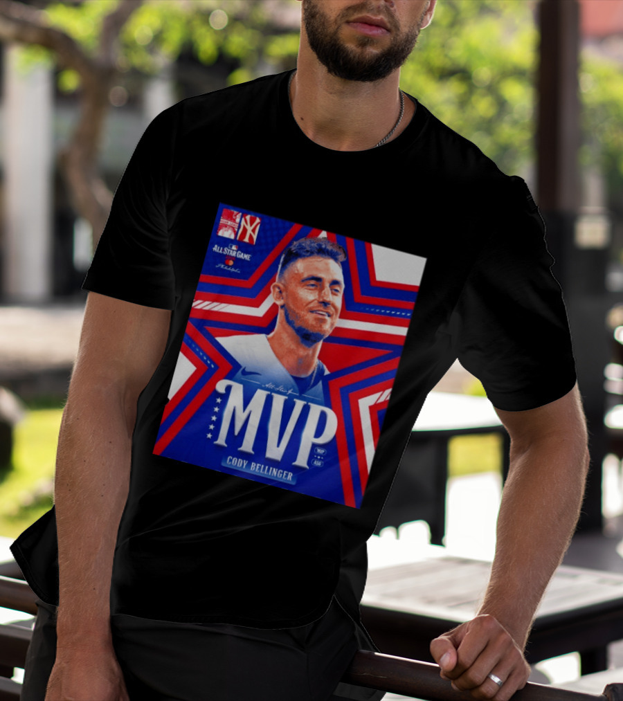 Cody Bellinger MVP 2026 MLB All Star Game Philadelphia Yankees Stars T-Shirt