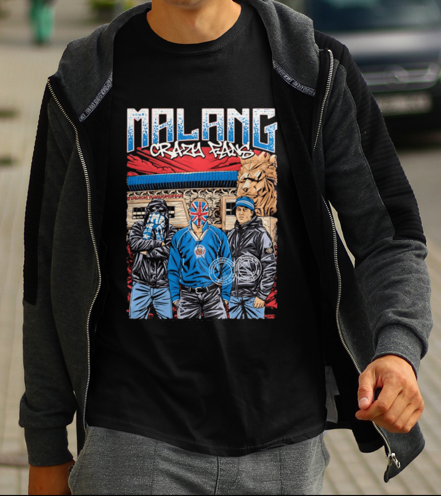 Malang Crazy Fans Stadion Kanjuruhan Arema Football Club T-Shirt