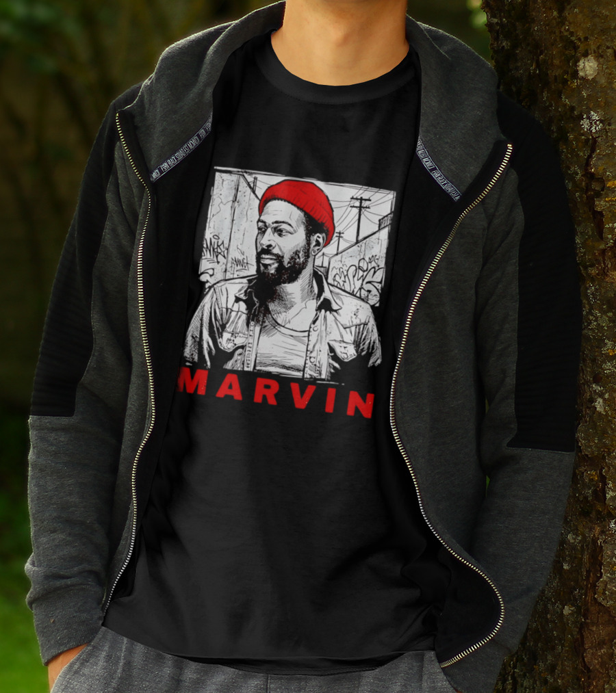 Marvin Gaye Urban Graffiti Style R&B Legend T-Shirt