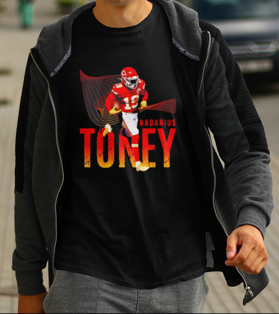 Kadarius Toney Kansas City Chiefs Running Football Star T-Shirt