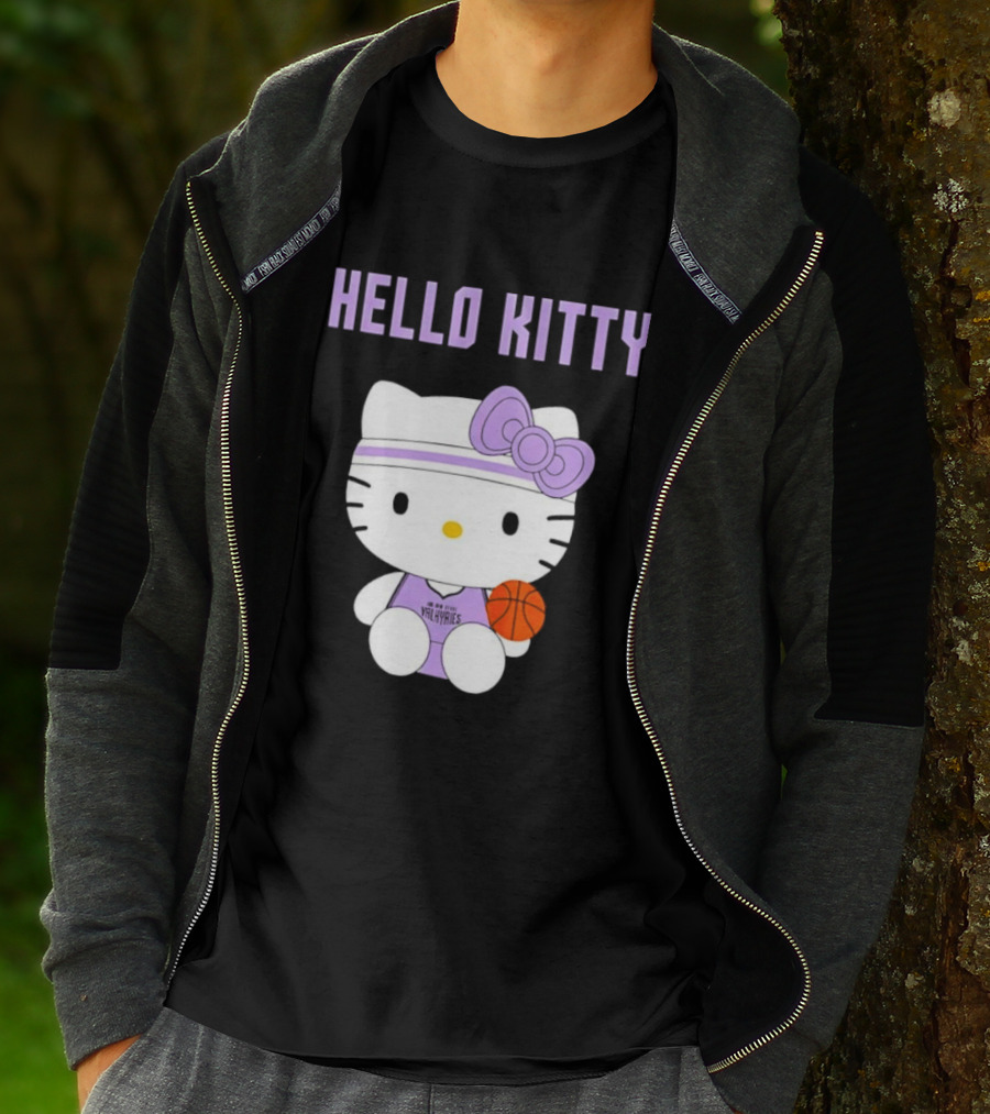 Hello Kitty Basketball Player Golden State Valkyries Collaboration T-Shirt