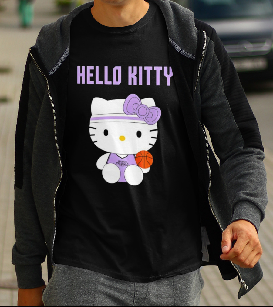 Hello Kitty Basketball Player Golden State Valkyries Collaboration T-Shirt