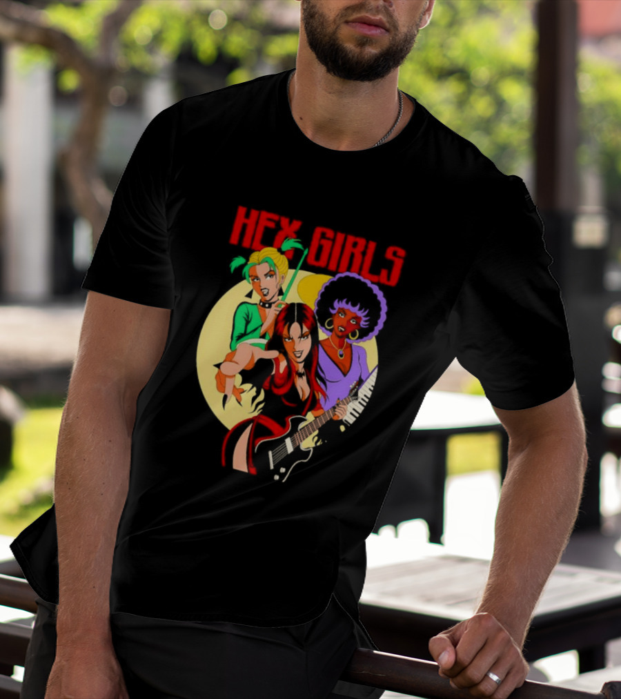 Hex Girls Scooby Doo Band Thorn Luna Dusk Animated Musical Trio T-Shirt